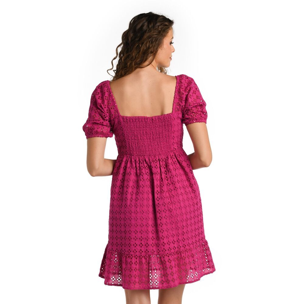 La Blanca Mini Dress Swimsuit Cover Up Magenta XS NWT - Picture 2 of 6